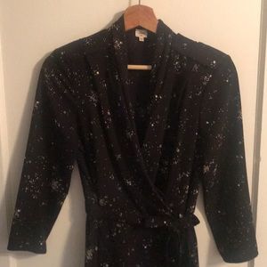 Constellation wrap dress